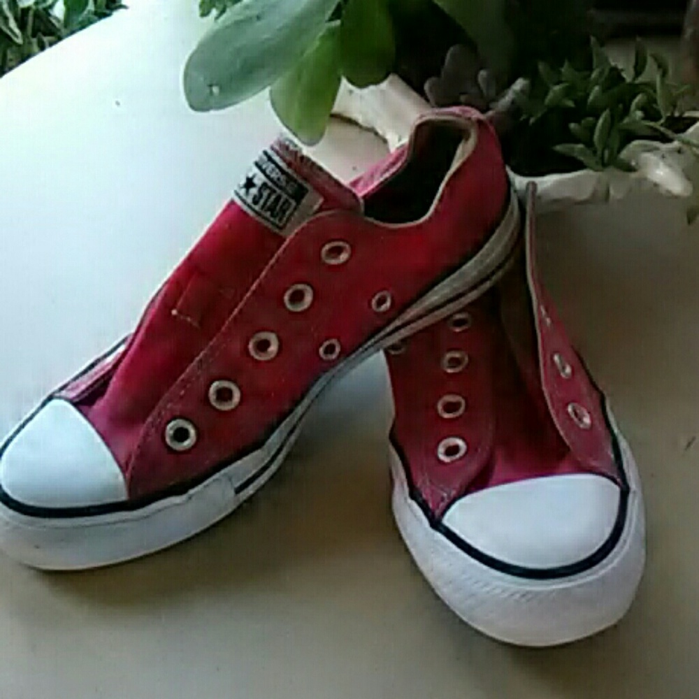 Red converse $10 sale!